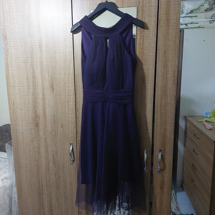 Mor simli elbise - Görsel 2