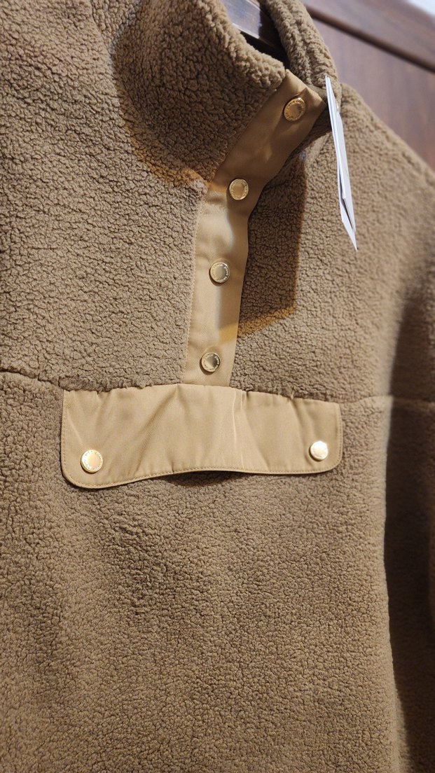 Pierre Cardin Camel Peluş Sweat - Görsel 2