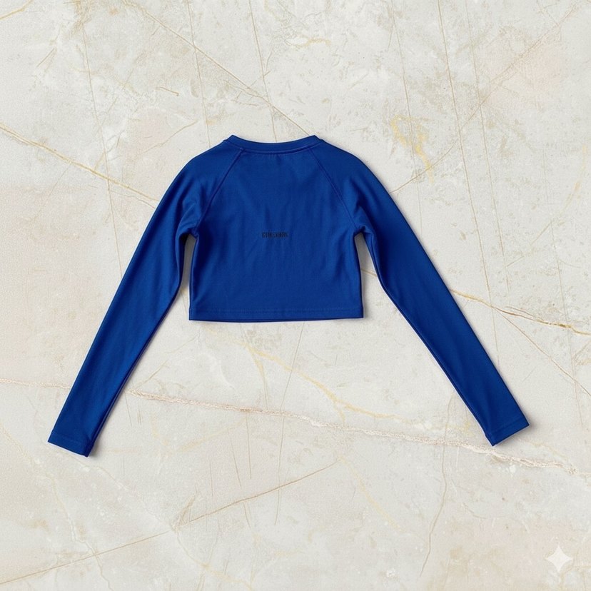 Kadın Lacivert Spor Üstü, İnce Kesim - Görsel 3