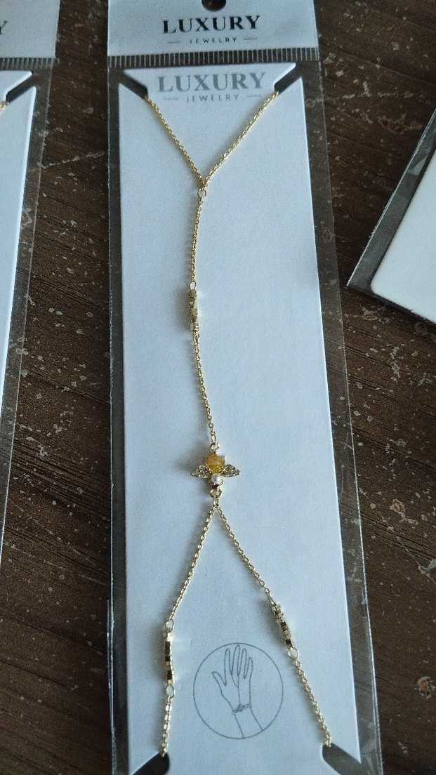 Yılan Desenli Zincir Detaylı Kadın El Zinciri - Görsel 3