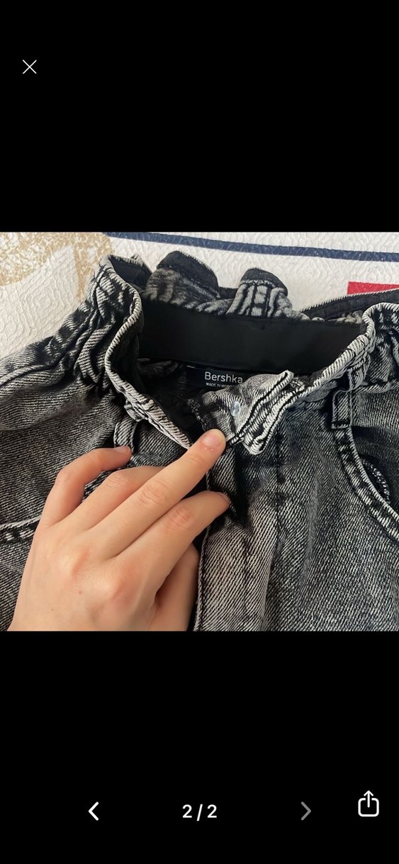 Bershka yüksek bekl şort - Görsel 2