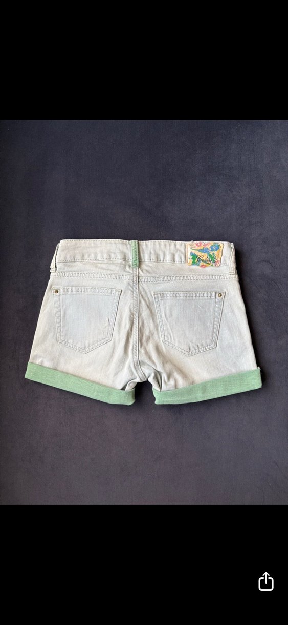 Vintage colins şort - Görsel 2
