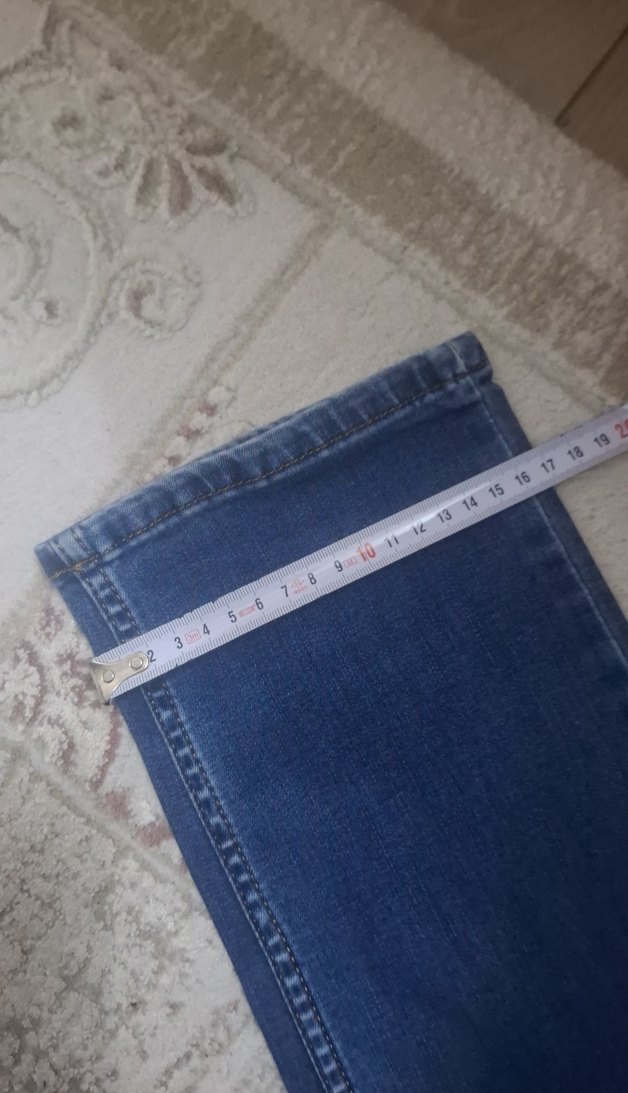 Kadın Mavi Denim Regular Fit Jean 34/34 - Görsel 4