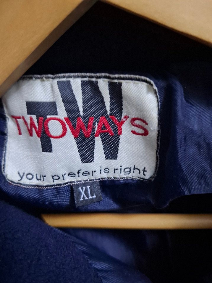 Mavi Parlak Erkek  Fermuarlı kalın şişme mont. sıcak tutar. - Görsel 2