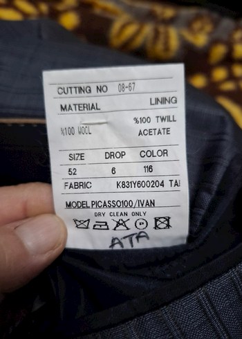 Gri Düğmeli Erkek Takım Ceketi - Görsel 3