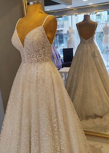 transparan Helenistik gelinlik - Görsel 4