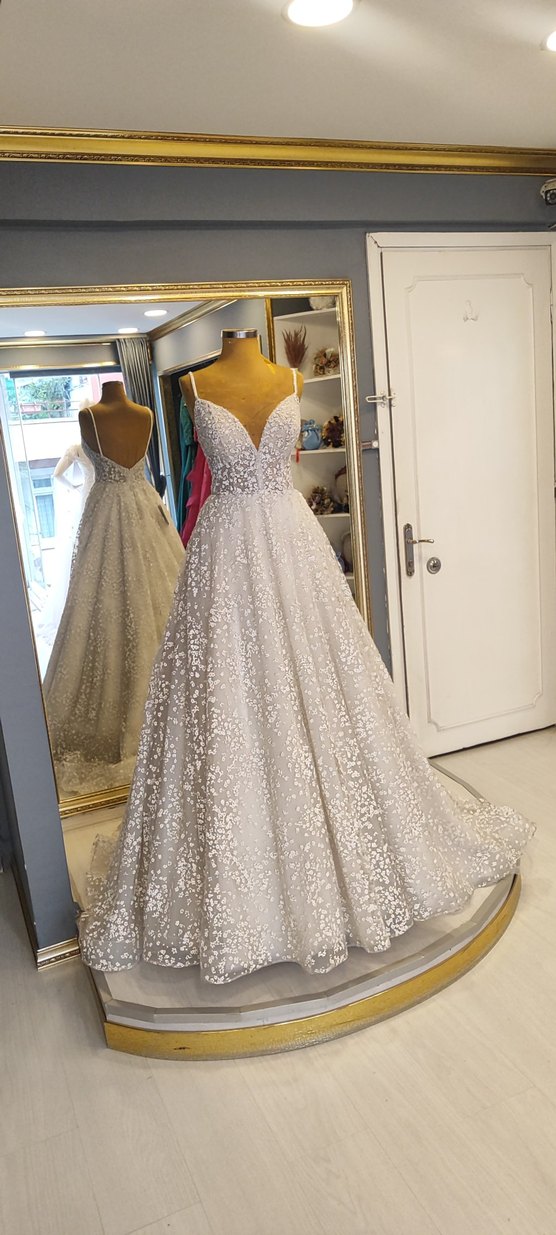 transparan Helenistik gelinlik - Görsel 2