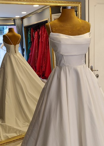 saten gelinlik - Görsel 3