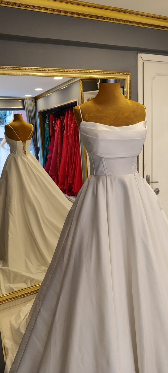 saten gelinlik - Görsel 3