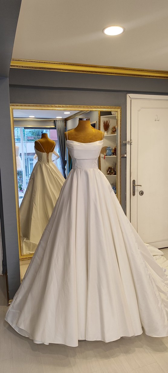 saten gelinlik - Görsel 2