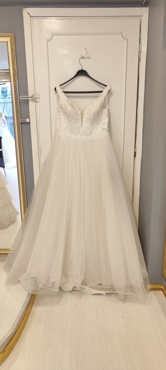 Helenistik v yakalı gelinlik - Görsel 3