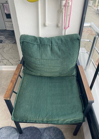 Çağdaş Koyu Yeşil Kanepe Örtüsü - Görsel 3