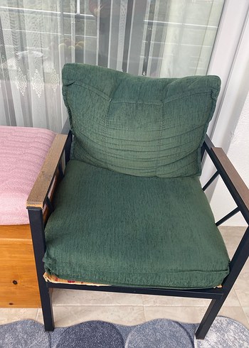 Çağdaş Koyu Yeşil Kanepe Örtüsü - Görsel 2