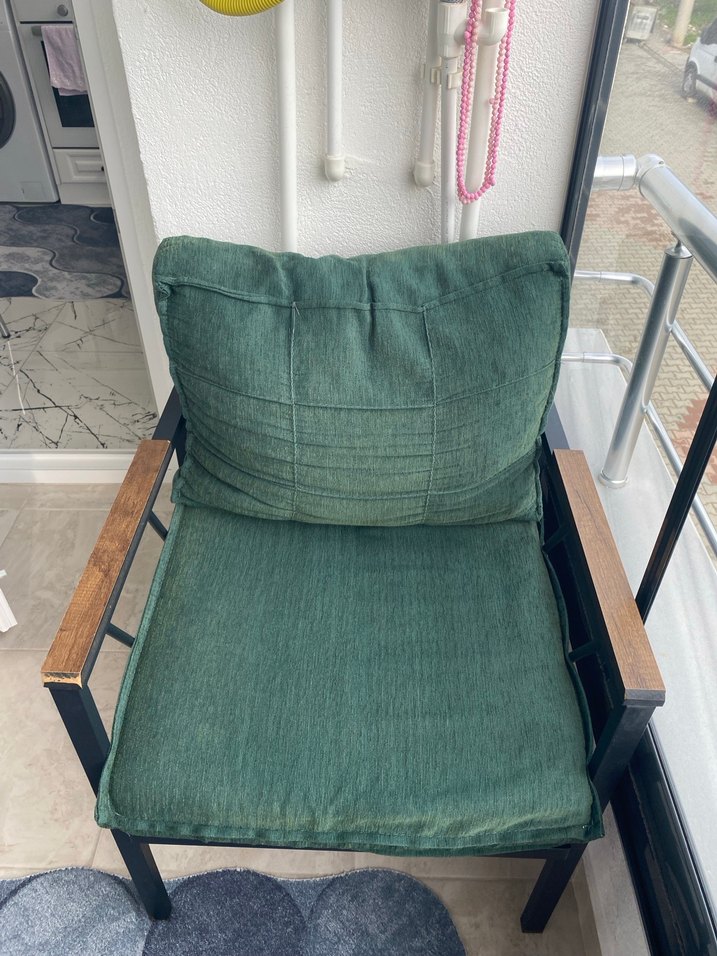 Çağdaş Koyu Yeşil Kanepe Örtüsü - Görsel 3