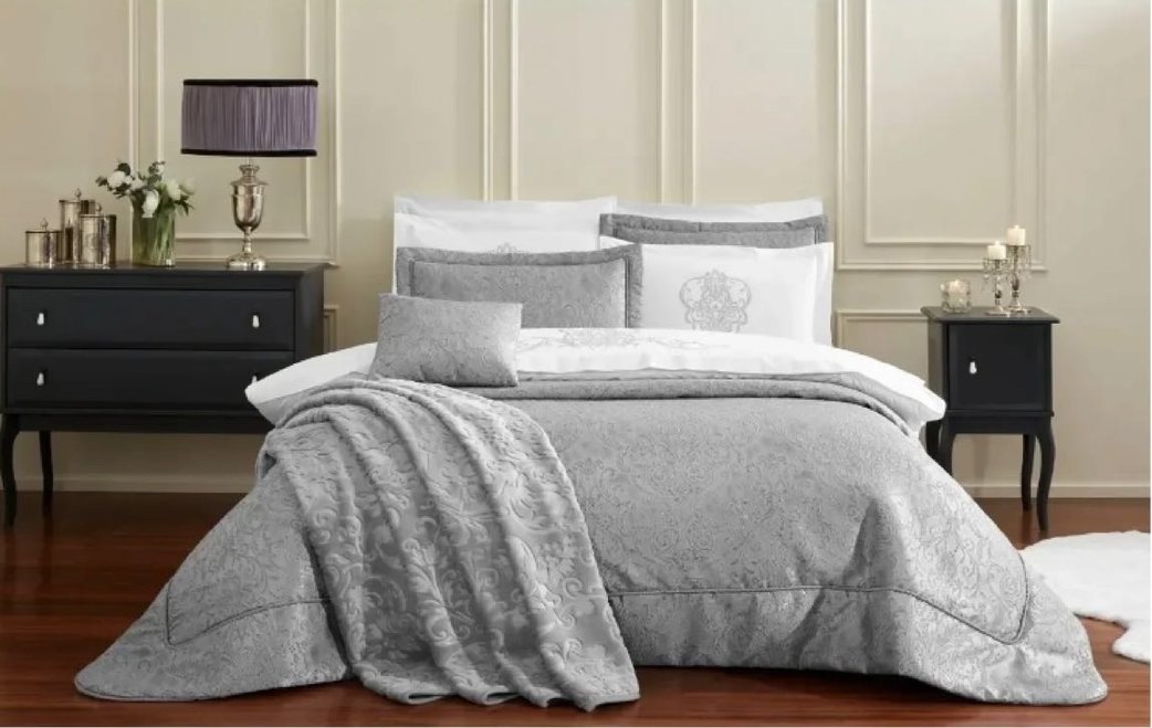 11 parça özdilek julia çeyiz seti
Gri Nakışlı Nevresim Takımı - Görsel 4