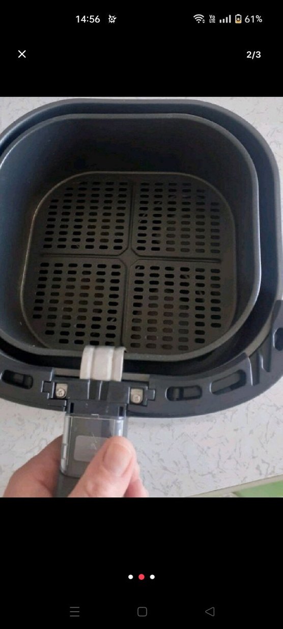 Philips Siyah Hava Fritözü - Görsel 2