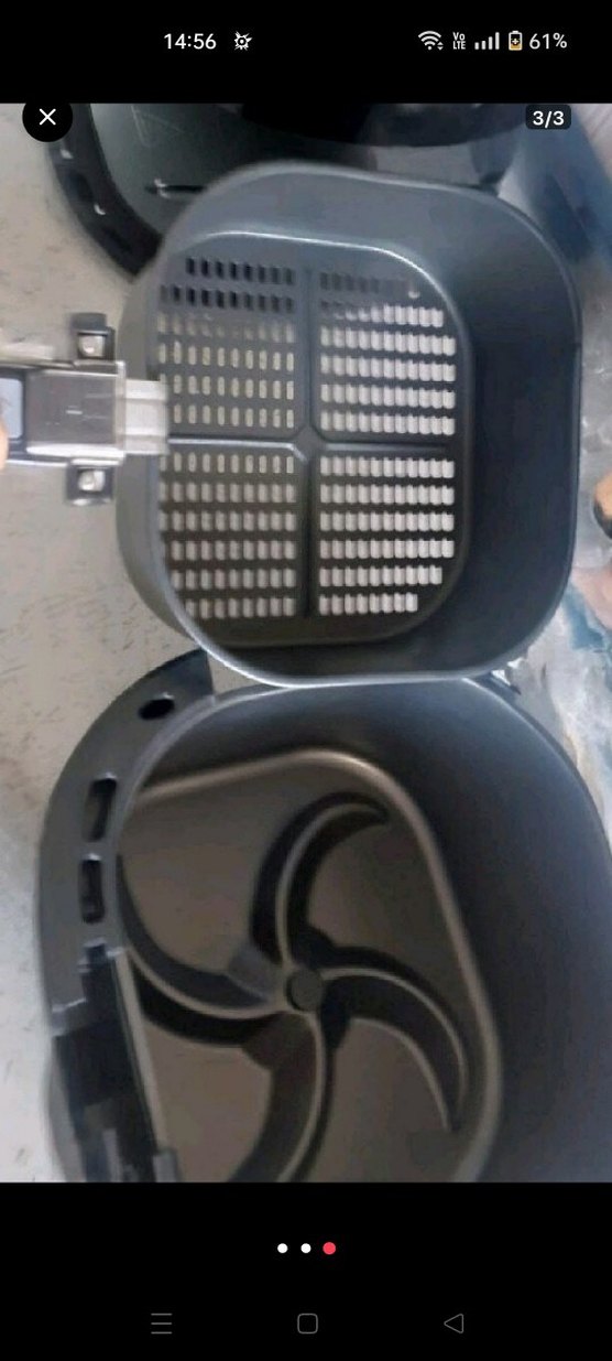 Philips Siyah Hava Fritözü - Görsel 3