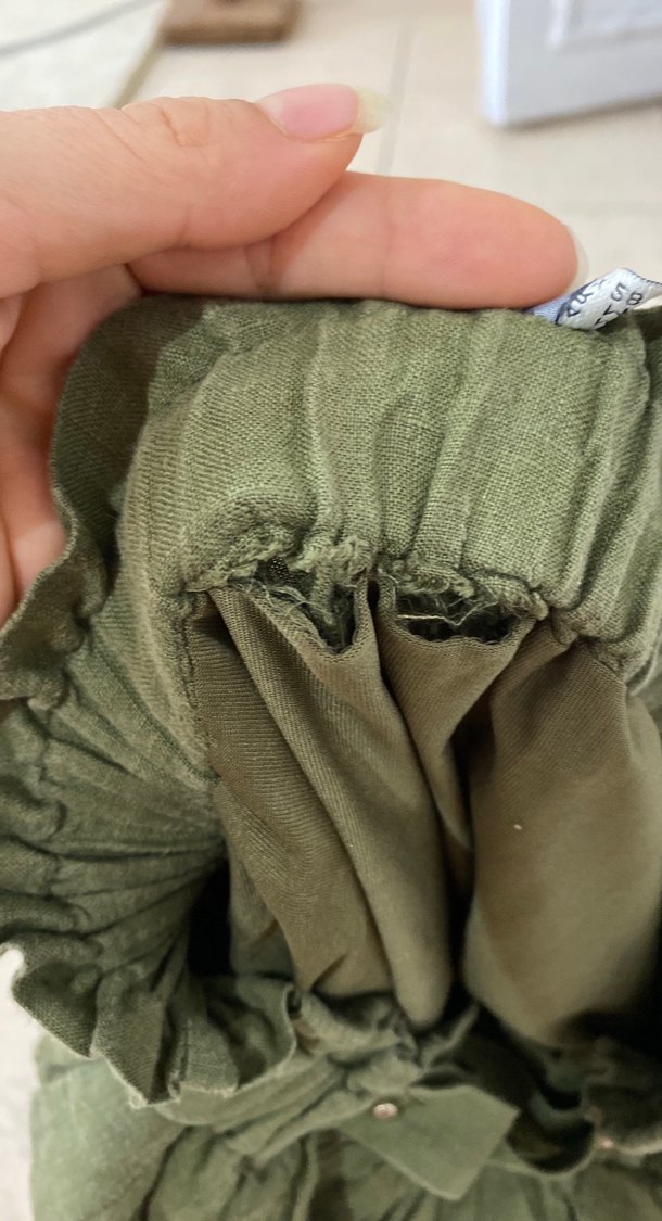 Kemerli Koyu Haki Midi Etek - Görsel 3