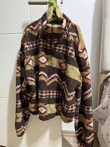 Pull and Bear Pullandbear peluş üst
