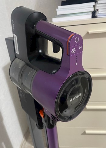 Mor Dikey Şarjlı Elektrikli Süpürge - Görsel 4