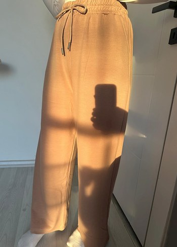 Bej Kadın Oysho Kumaş Pantolon - Görsel 2