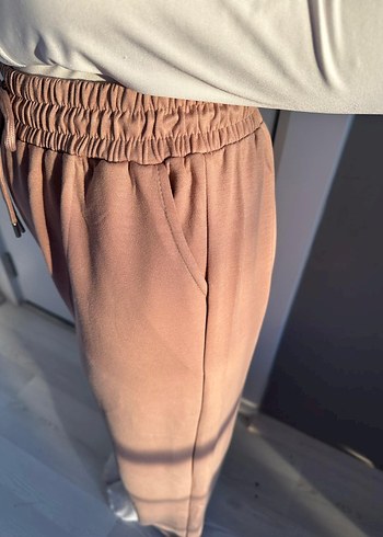 Bej Kadın Oysho Kumaş Pantolon - Görsel 3