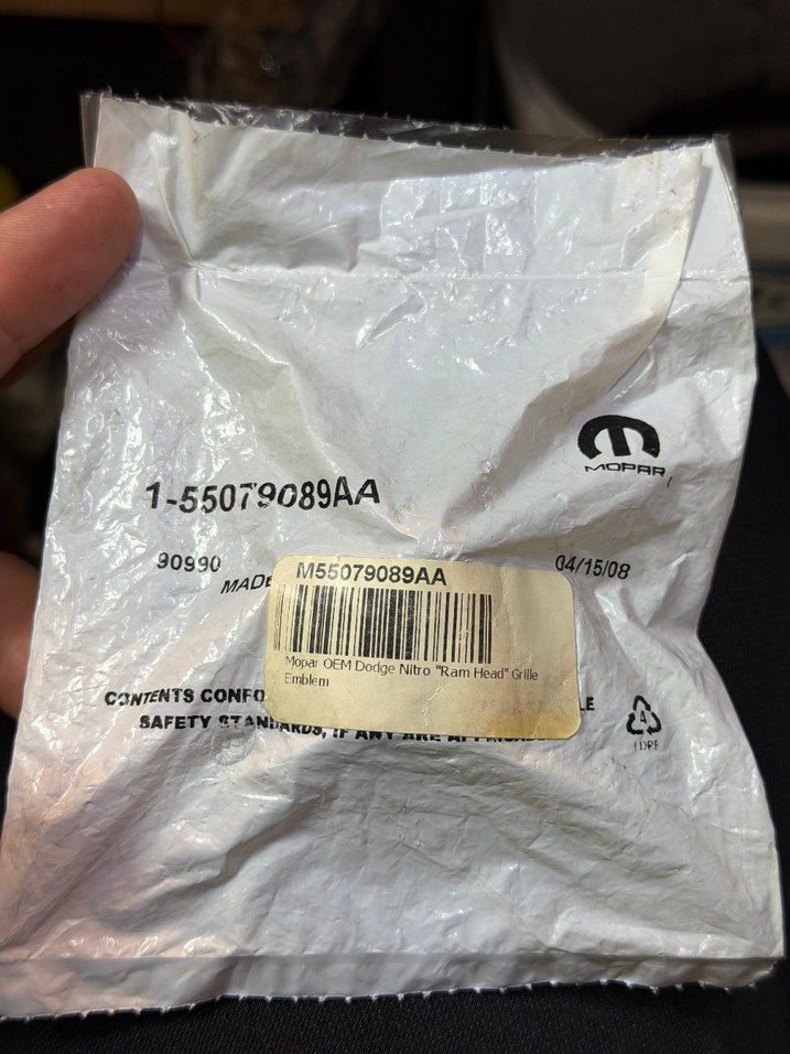 Orjinal dodge nitro amblem logo - Görsel 2