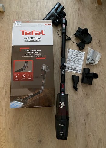 Siyah Kablosuz Elektrikli Süpürge - Görsel 4