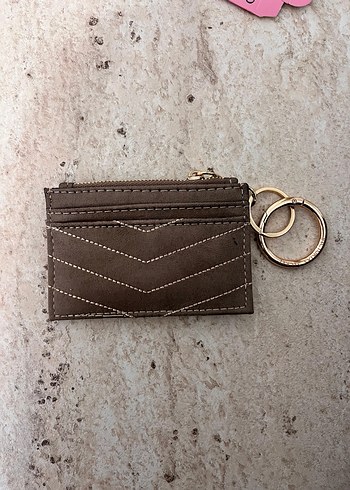 Kahverengi Süet Kadın Cüzdanı - Görsel 2