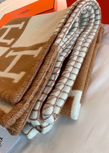 Hermes açık Kahverengi Yatak Örtüsü - Görsel 7