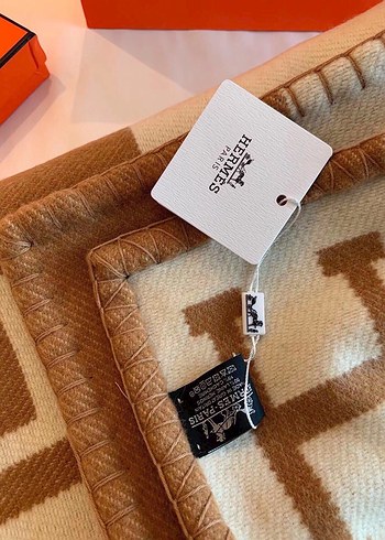Hermes açık Kahverengi Yatak Örtüsü - Görsel 10