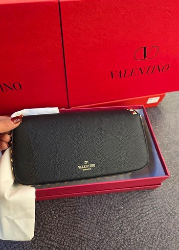 Beyaz Deri İşlemeli Kemerli Valentino Çanta - Görsel 8