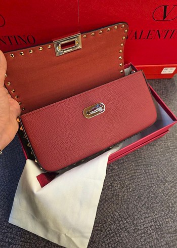 Beyaz Deri İşlemeli Kemerli Valentino Çanta - Görsel 4