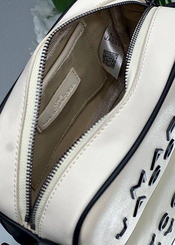 MARC JACOBS Beyaz Deri Kadın Çapraz Çanta - Görsel 6