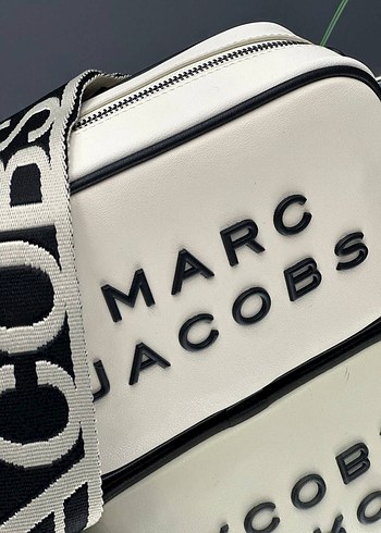 MARC JACOBS Beyaz Deri Kadın Çapraz Çanta - Görsel 5