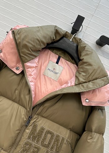 Moncler Kahverengi Kapitone Şişme Mont - Görsel 5
