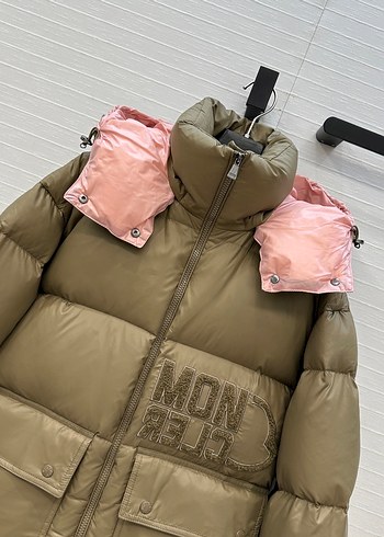 Moncler Kahverengi Kapitone Şişme Mont - Görsel 2
