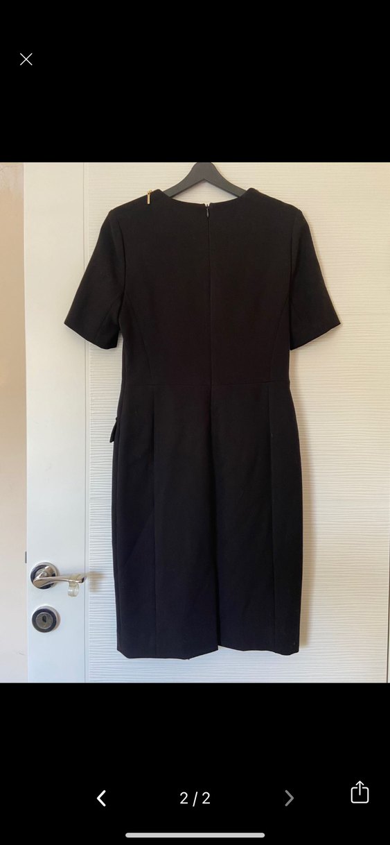 Siyah Midi Kadın Elbise - Görsel 2