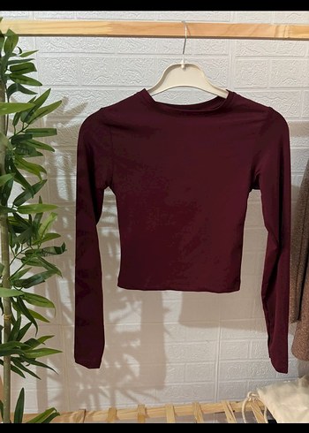 BORDO PARMAK GEÇİRMELİ BODY - Görsel 3