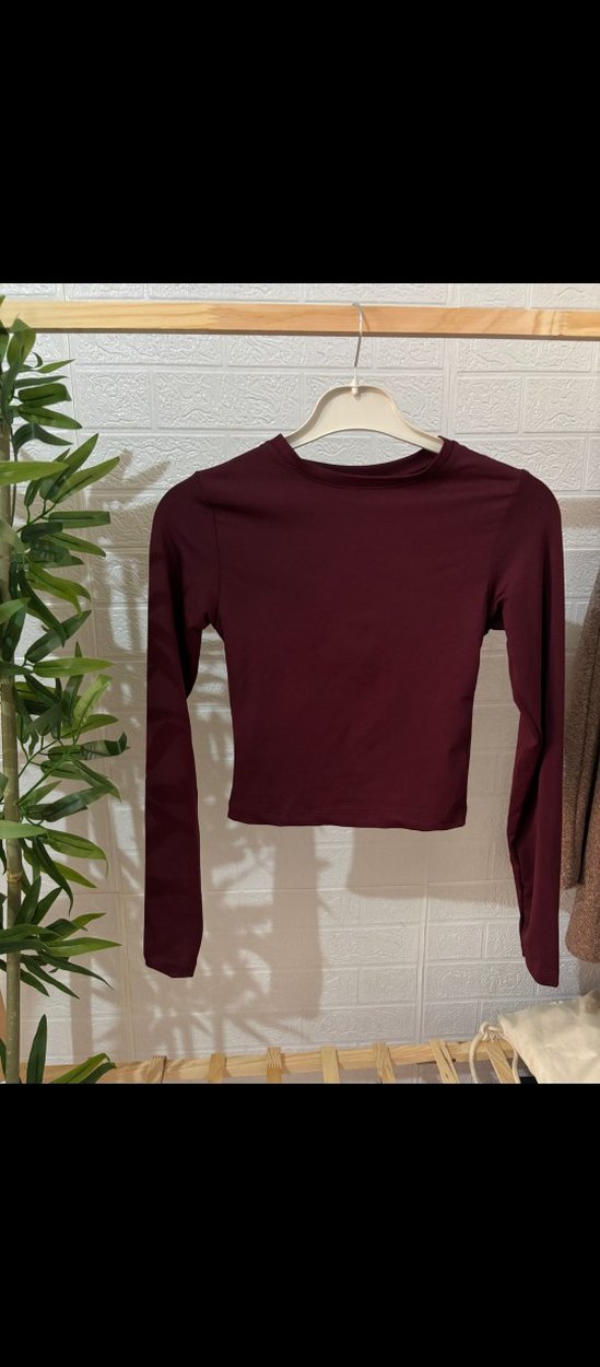 BORDO PARMAK GEÇİRMELİ BODY - Görsel 3