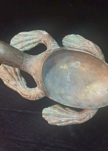 Kahverengi Deniz Kaplumbağası Heykeli Bronz CARETTA CARETTA - Görsel 8