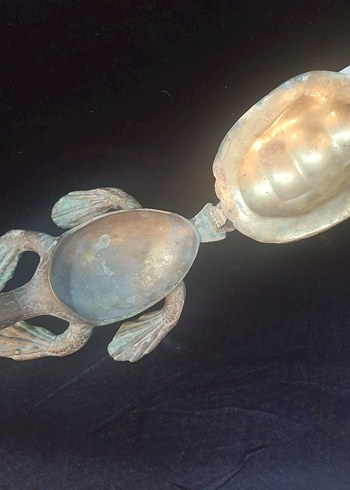 Kahverengi Deniz Kaplumbağası Heykeli Bronz CARETTA CARETTA - Görsel 9