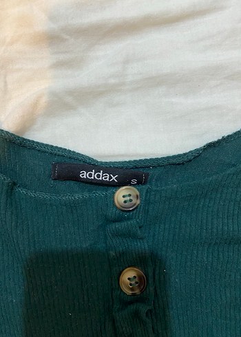 Düğmeli Yeşil Kadın Askısız Atlet - Görsel 2