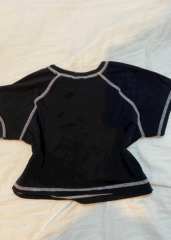 Siyah Gotik Baskılı Kadın Tişört - Görsel 3