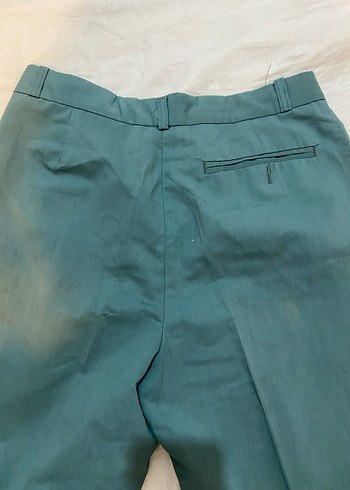 Erkek Yeşil Kemerli Ofis Pantolonu - Görsel 4