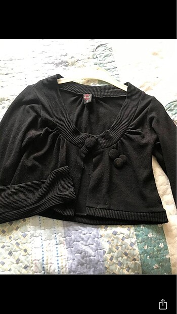 siyah s/36 bolero hırka