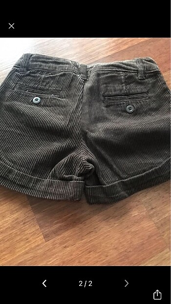 Diğer kadife unisex 8 yaş şort