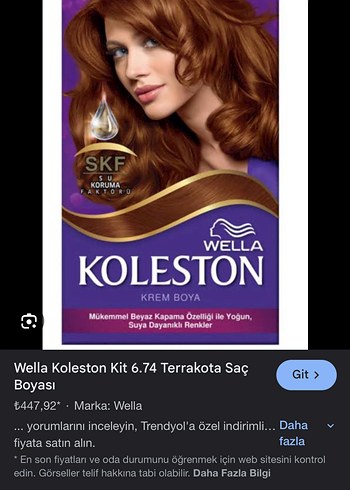 Wella Koleston Supreme Saç Boyası 6/74 Koyu Amber Kızıl 4 Adet - Görsel 3