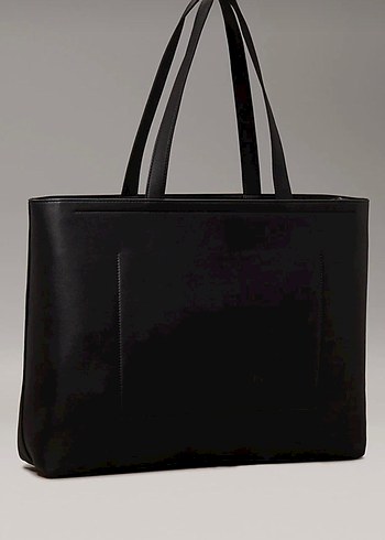 Calvin Klein Siyah Deri Kadın Çanta - Görsel 2