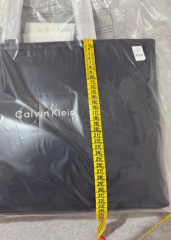 Calvin Klein Siyah Deri Kadın Çanta - Görsel 4